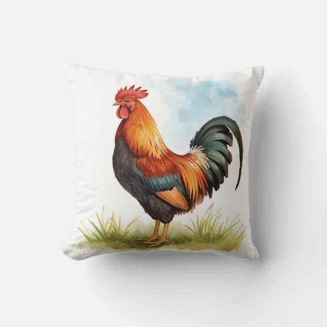 Tupp Watercolor Kudde (Framsida)