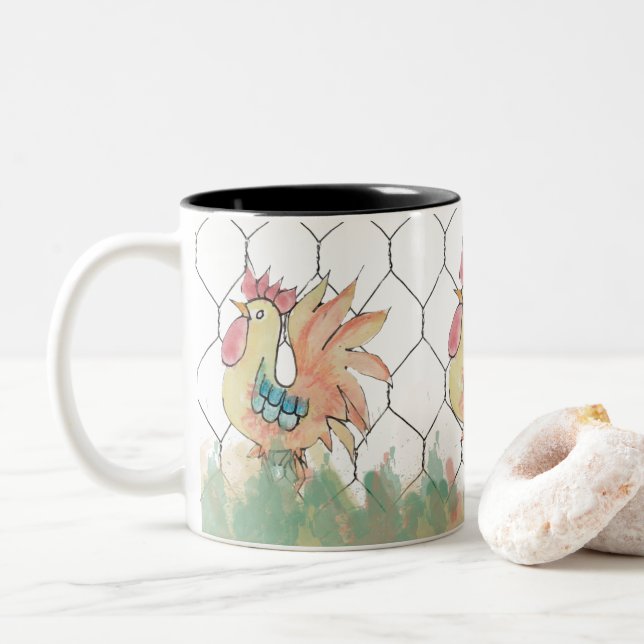 Tupp Watercolor Mugg (Med munk)
