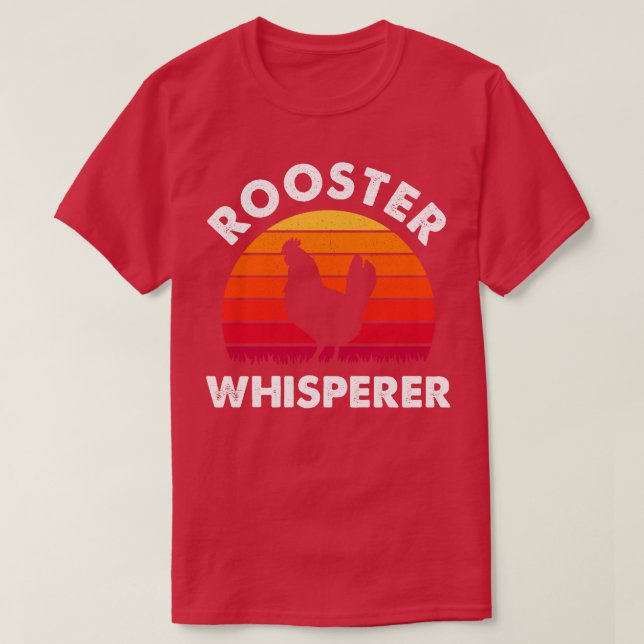 Tupp Whisperer Distress Poultry Farmer Gift T Shirt (Design framsida)