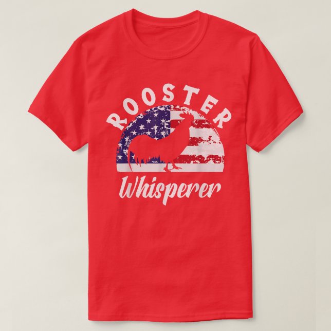 Tupp Whisperer Farm Tupp Chicken Älskare Farme T Shirt (Design framsida)