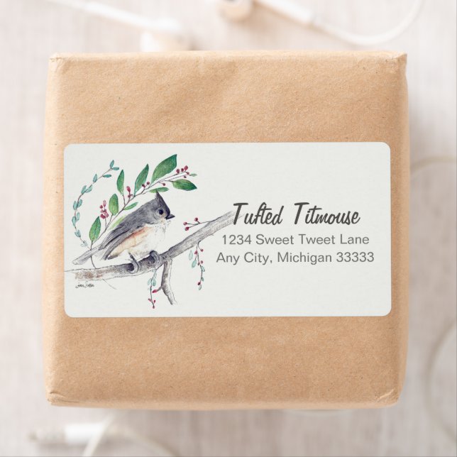 Tuppad timus Bird Art Fraktsedel (Insitu)