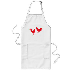 Tuppar Apron Långt Förkläde