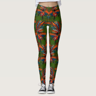 tuppbläckgrönt leggings