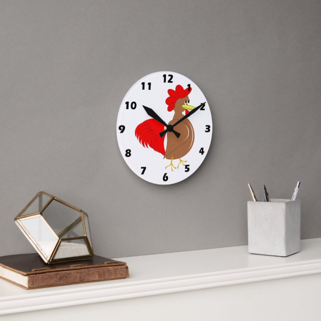 Tuppdesign Rund Klocka (Kontor)