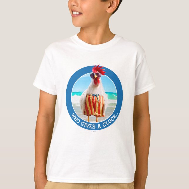 TuppDude Chillin på stranden i simmastammar T-shirt (Framsida)