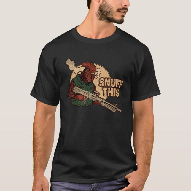 Tuppen Snusar Detta T Shirt (Framsida)