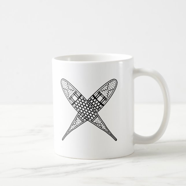 Tupper sjön kallar - Snowshoes Mugg (Höger)