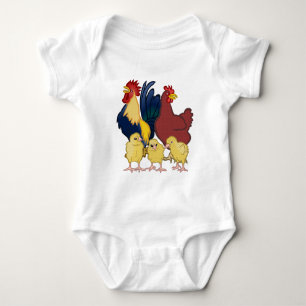 Tupphöna & chickar t shirt