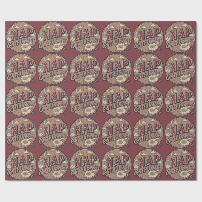 Tupploverskare Presentpapper (Platt)