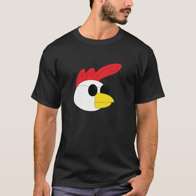Tuppsvart Tee Shirt (Framsida)
