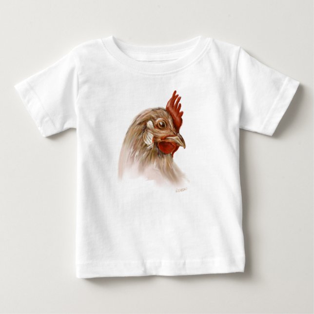 Tupptryck på babyT-tröja Tee (Framsida)