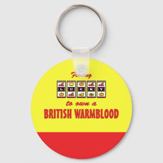 Tur att äga en brittisk Roligt för hästar Nyckelring