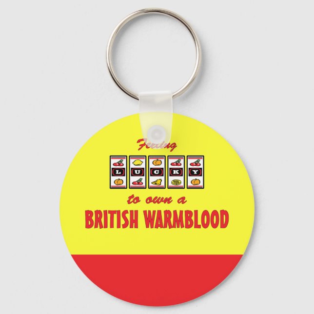 Tur att äga en brittisk Roligt för hästar Nyckelring (Framsida)