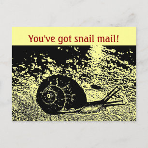 Tur att du har Har Snigel Mail! Vykort