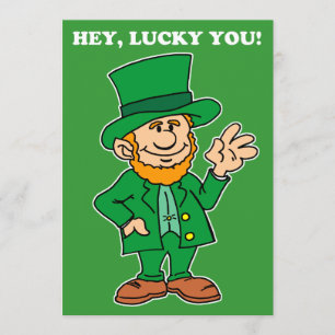 Tur att du Leprechaun St patrick's day Inbjudan