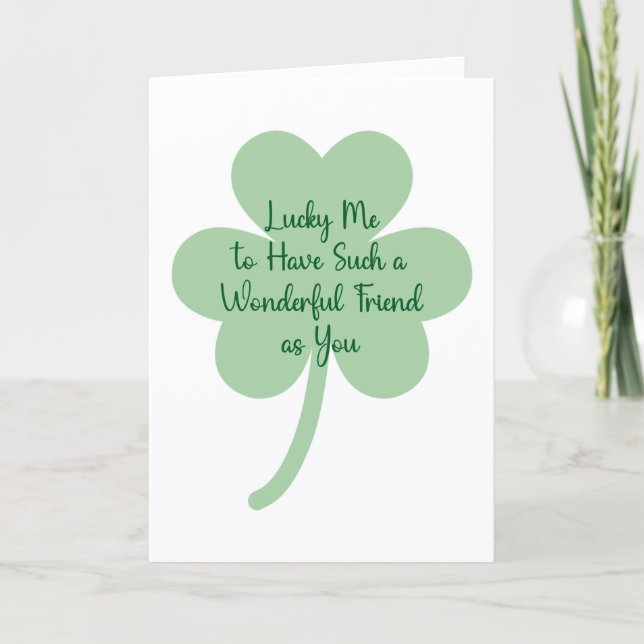 Tur att ha dig St. Patrick's dag vän Kort (Framsida)