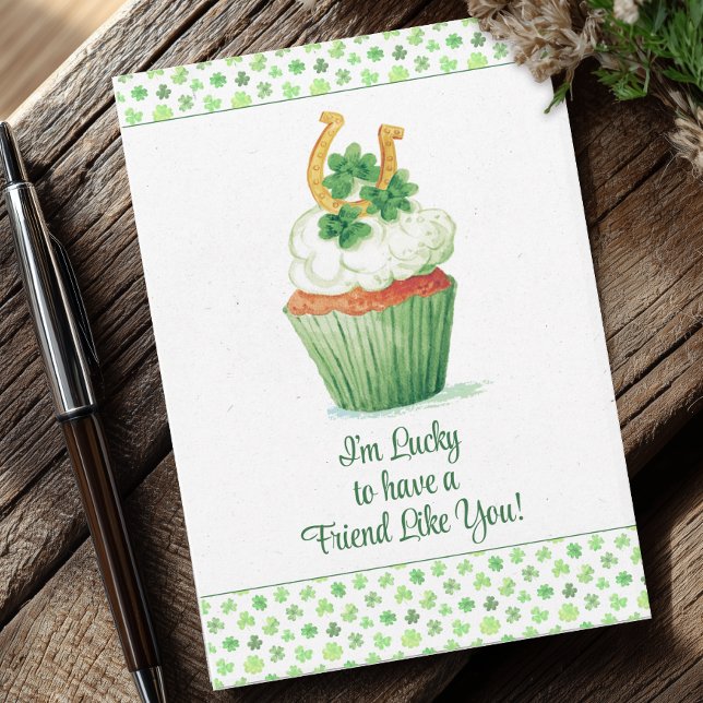 Tur att ha en vän som du St patrick's day Kort (St Patrick's Day Friendship Card)