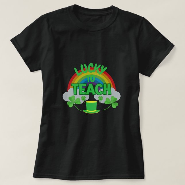 Tur att undervisa – St. Patrick's Day T-Shirt för  (Design framsida)