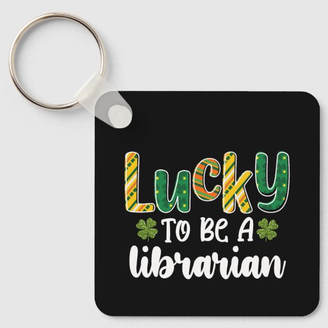 Tur att vara en bibliotekarie Skola St Patrick's D Nyckelring (Framsida)