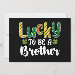 Tur att vara en broderfamilj St patrick's day Inbjudningar