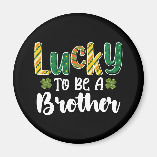 Tur att vara en bror Familj St Patrick's Day Magnet (Framsidan)