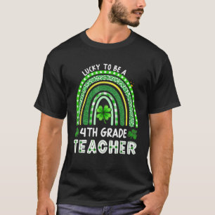 Tur att vara en fjärde Klass-lärare Rainbow St Pat T Shirt