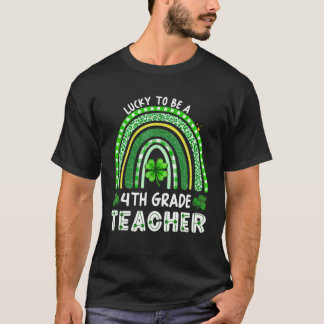 Tur att vara en fjärde Klass-lärare Rainbow St Pat T Shirt