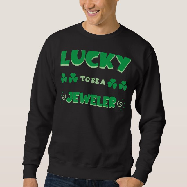 Tur att vara en judisk St patrick's day Lång Ärmad Tröja (Framsida)