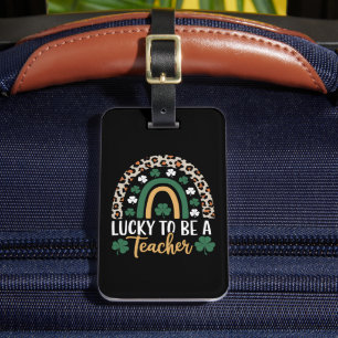 Tur att vara en lärarinna Regbow St patrick's day Bagagebricka