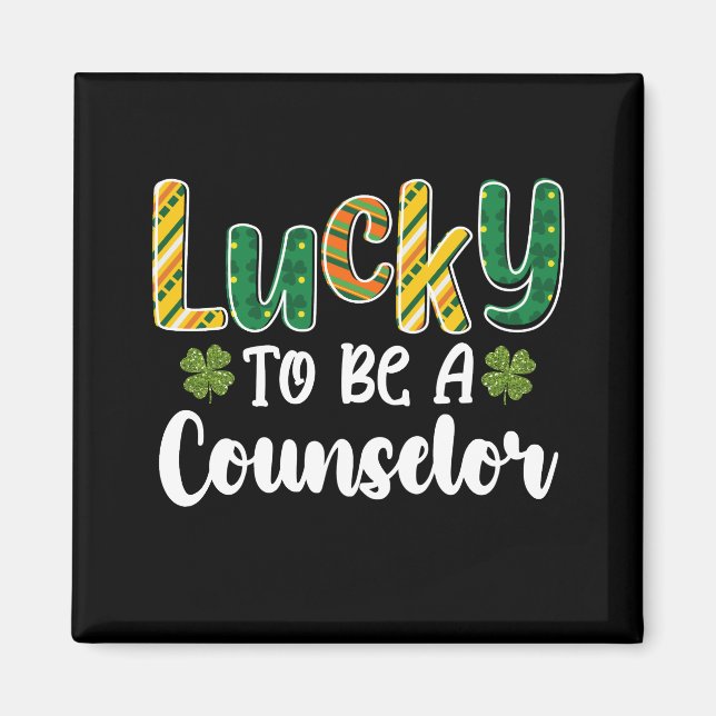 Tur att vara en rådgivare skola St Patrick's Day Magnet (Framsidan)