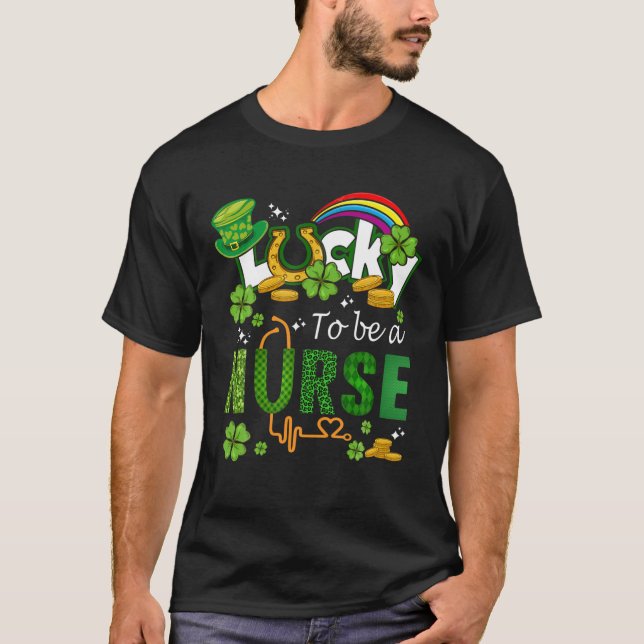 Tur att vara en sjuksköterska St patricks day Iris T Shirt (Framsida)
