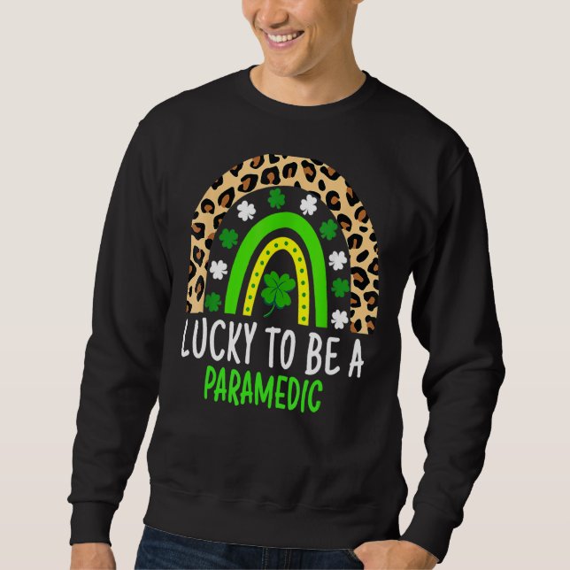 Tur att vara en Sjukvårdare-St patricks day Lång Ärmad Tröja (Framsida)