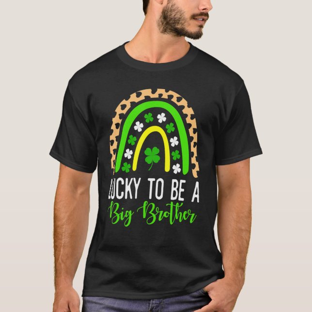 Tur att vara en storebror St. Patrick Dag-Gender T Shirt (Framsida)