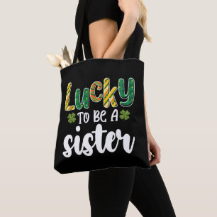 Tur att vara en syster familj St Patrick's Day Tygkasse