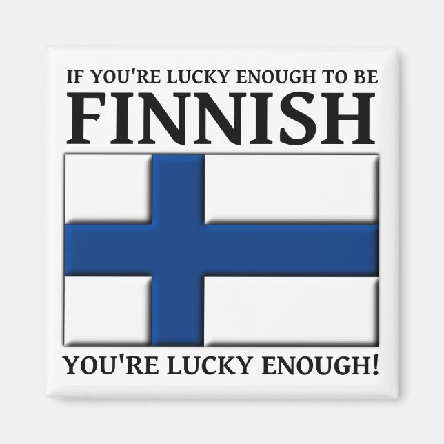 Tur att vara finsk magnet (Framsidan)