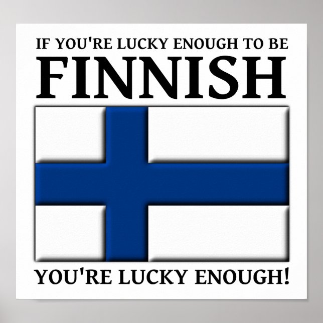 Tur att vara finsk posterskylt poster (Framsidan)