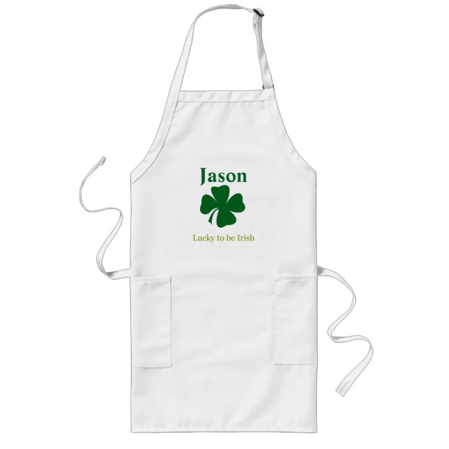 Tur att vara irländsk Shamrock Förkläde (Framsidan)