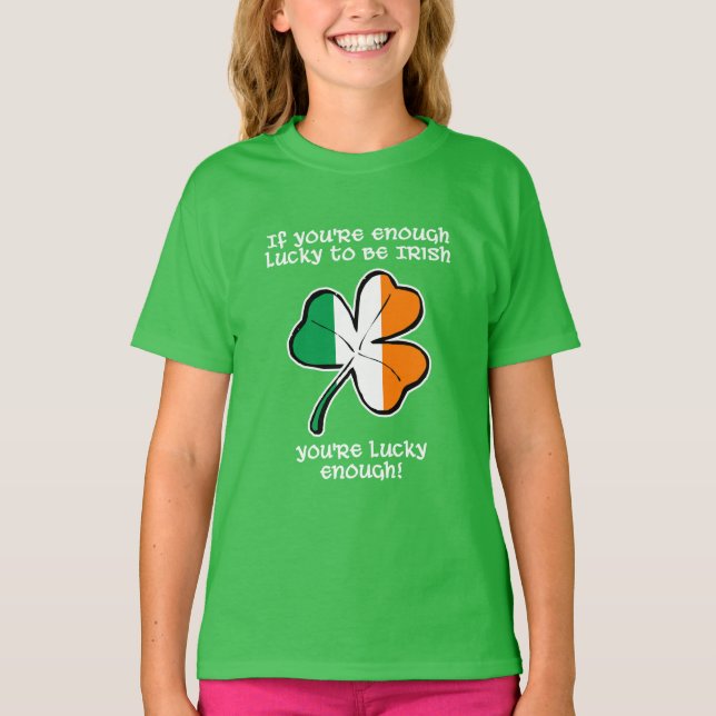 Tur att vara irländsk t shirt (Framsida)