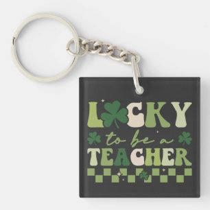 Tur att vara lärare Groovy Retro St patrick's day