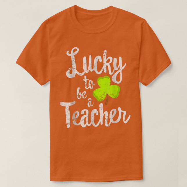 Tur att vara lärarskola i St patrick's day T Shirt (Design framsida)