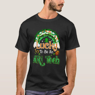 Tur att vara MRT-tekniker Shamrock regnbåge St Pat T Shirt
