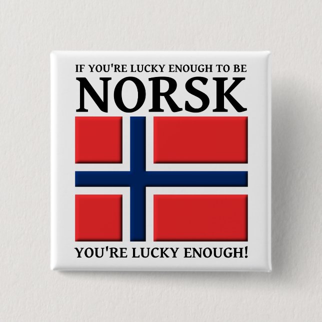 Tur att vara Norsk Knappsköld Knapp (Framsida)