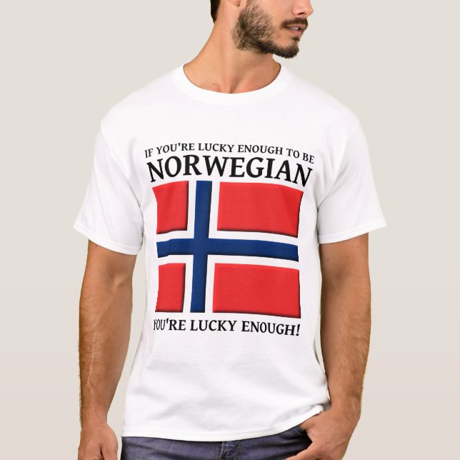 Tur att vara norsk t-shirt (Framsida)