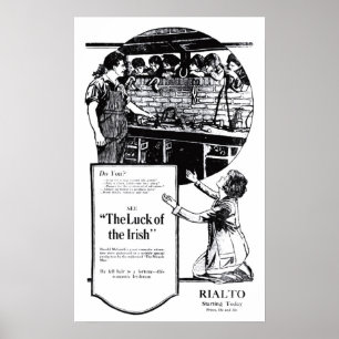 "Tur av den irländska" affischen 1920 för Poster