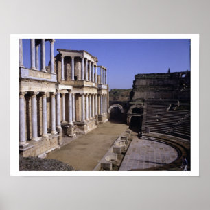 Tur av teatern, påbörjade 24 BC (foto) Poster