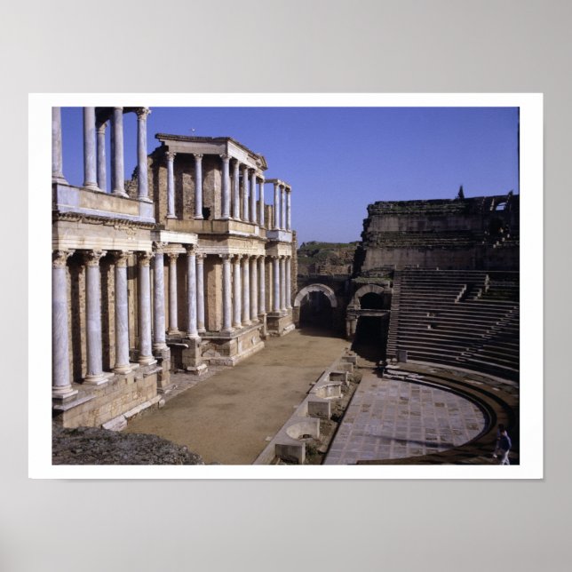 Tur av teatern, påbörjade 24 BC (foto) Poster (Framsidan)