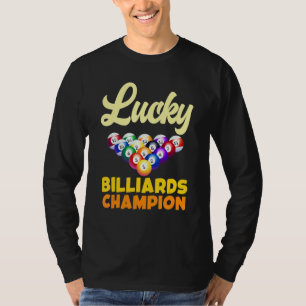 Tur Biljardmästare Tur Snooker Spelare T Shirt