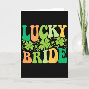 Tur Brud Groom Par Matchande Bröllop St Patr Kort