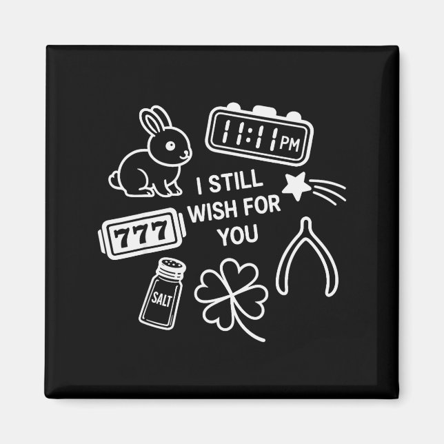 Tur charm collage rolig wishbone - Eleven Eleven Magnet (Framsidan)