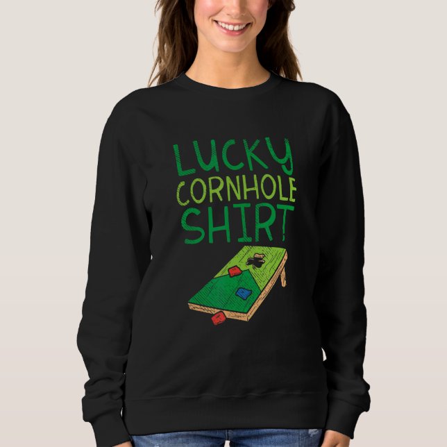 Tur Cornhole Bräde Cornhole Kastpåske Lek T Shirt (Framsida)